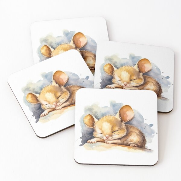 Item preview, Watercolor Mouse Sleeping designed and sold by FireFXStudio.
