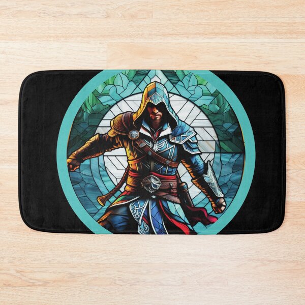 Item preview, Assassin's Creed Eivor Portrait Stained Glass designed and sold by FanArtisan.