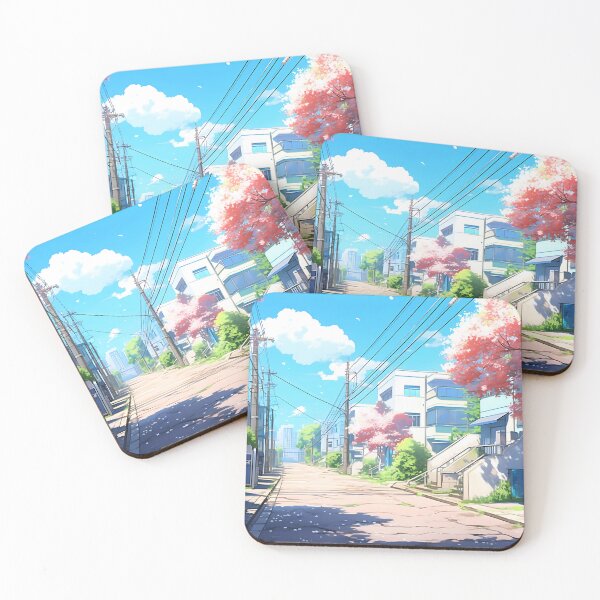 Artikelvorschau, Cherry Blossom Tokyo Street 2 – Anime Wallpaper entworfen und verkauft von KAIGAME Art.