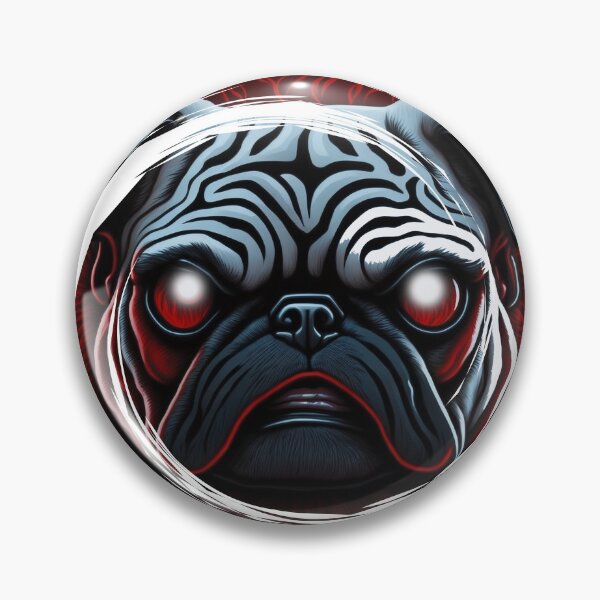 Item preview, Pug of Fear 2 PUGGY HALLOWEEN designed and sold by RedBluffTraders.