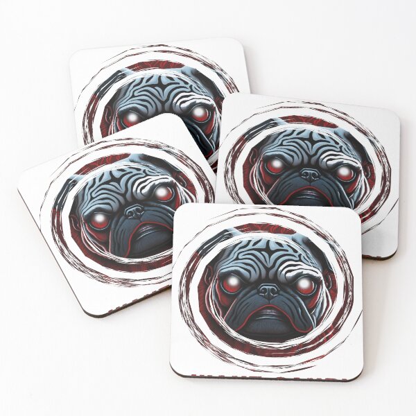 Item preview, Pug of Fear 2 PUGGY HALLOWEEN designed and sold by RedBluffTraders.