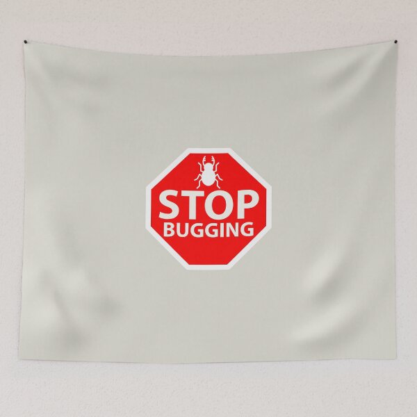 Item preview, stop bugging, stop sign designed and sold by GodsOfArt.