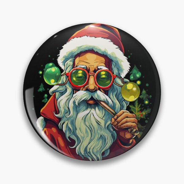 Item preview, Hippie Santa Clause with Funky Round Sunglasses Illustration designed and sold by ajmatos.