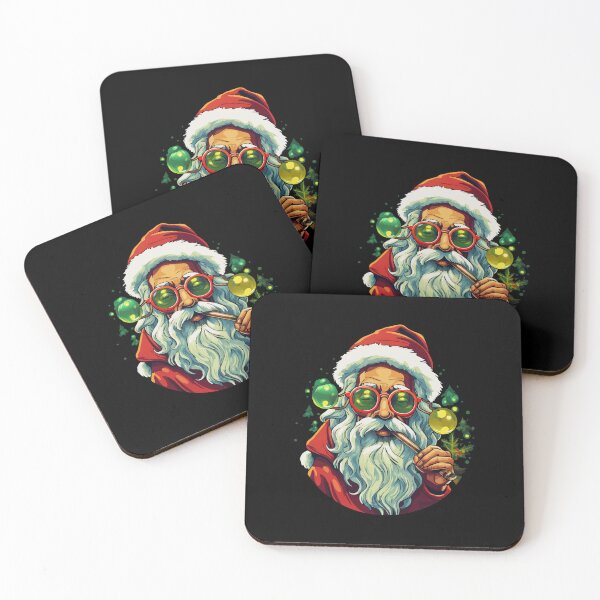 Item preview, Hippie Santa Clause with Funky Round Sunglasses Illustration designed and sold by ajmatos.