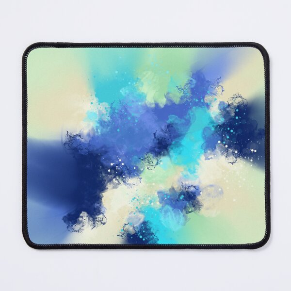Item preview, Ocean Breeze - Blue Green Yellow Abstract designed and sold by Joey Santiago.