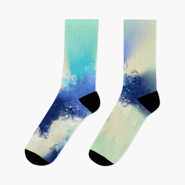 Item preview, Ocean Breeze - Blue Green Yellow Abstract designed and sold by Joey Santiago.