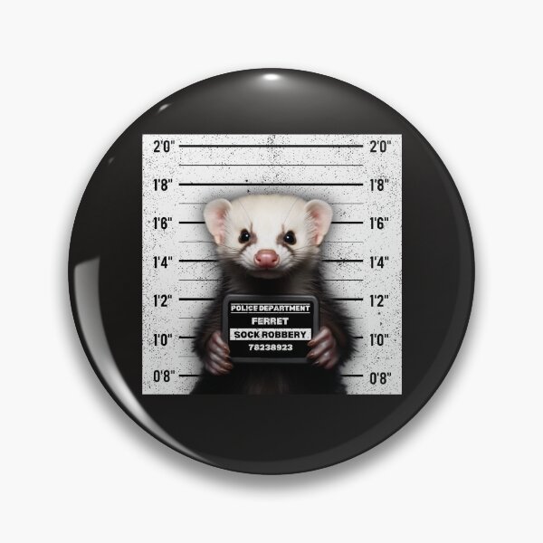 Item preview, Ferret Owner | Sock Thief Mugshot Funny Ferrets designed and sold by Monster  Merch.
