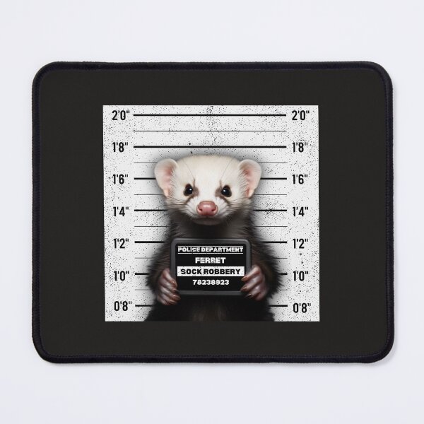 Item preview, Ferret Owner | Sock Thief Mugshot Funny Ferrets designed and sold by Monster  Merch.