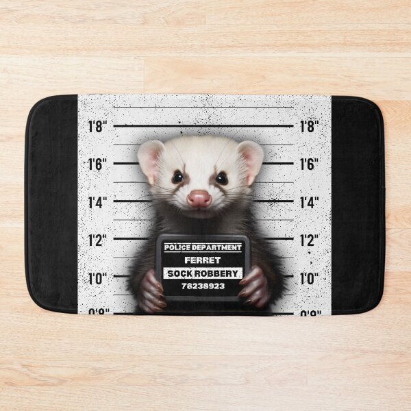 Item preview, Ferret Owner | Sock Thief Mugshot Funny Ferrets designed and sold by Monster  Merch.