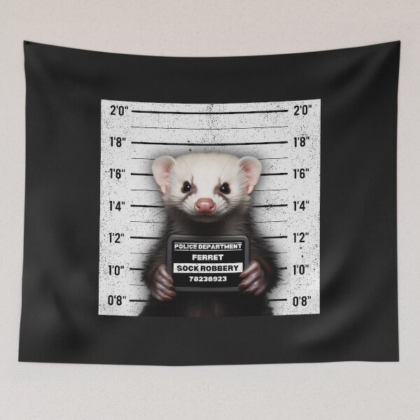Item preview, Ferret Owner | Sock Thief Mugshot Funny Ferrets designed and sold by Monster  Merch.