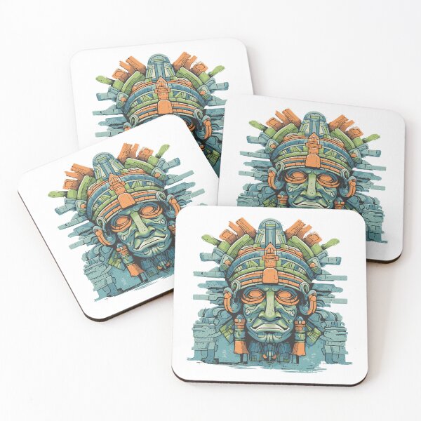 Item preview, Aztec Idol mask designed and sold by Hisirdoux.