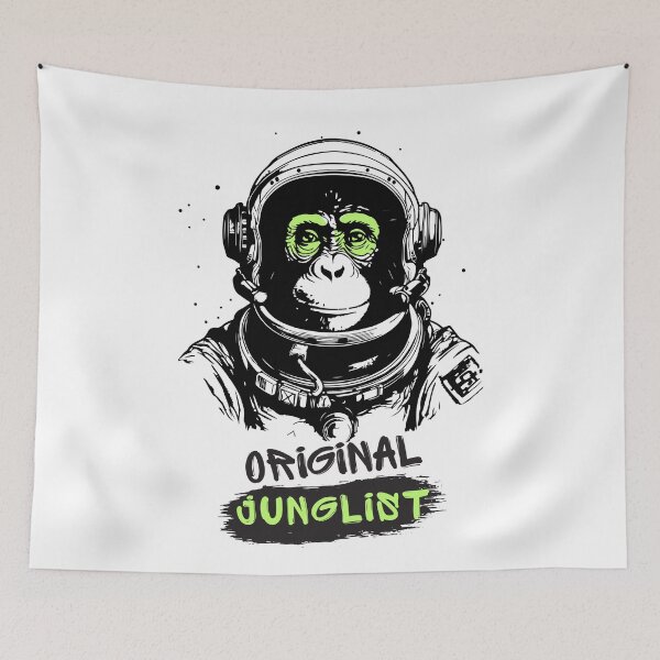 Item preview, monkey astronaut ORIGINAL JUNGLIST designed and sold by DARKEDGEDNB.