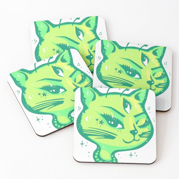 Item preview, Alien Winking Cat designed and sold by Batata-7m7.