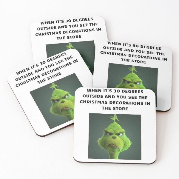 Item preview, Grinch Meme designed and sold by Becooldesing.