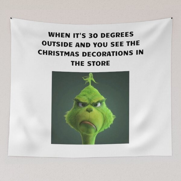 Item preview, Grinch Meme designed and sold by Becooldesing.