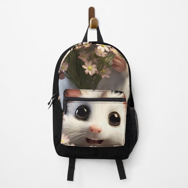 Item preview, Sweet hamster with flowers for that special one designed and sold by Linework Studio.