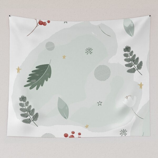 Item preview, floral leaves watercolor art design designed and sold by TRIO-STORE.