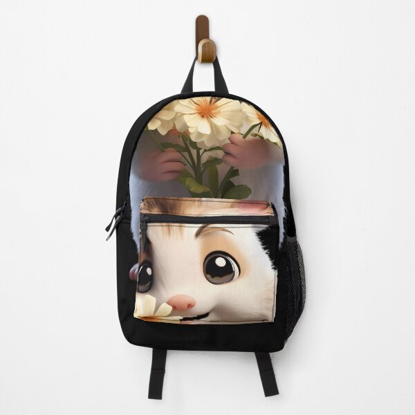 Item preview, Sweet hamster with flowers for that special one designed and sold by Linework Studio.