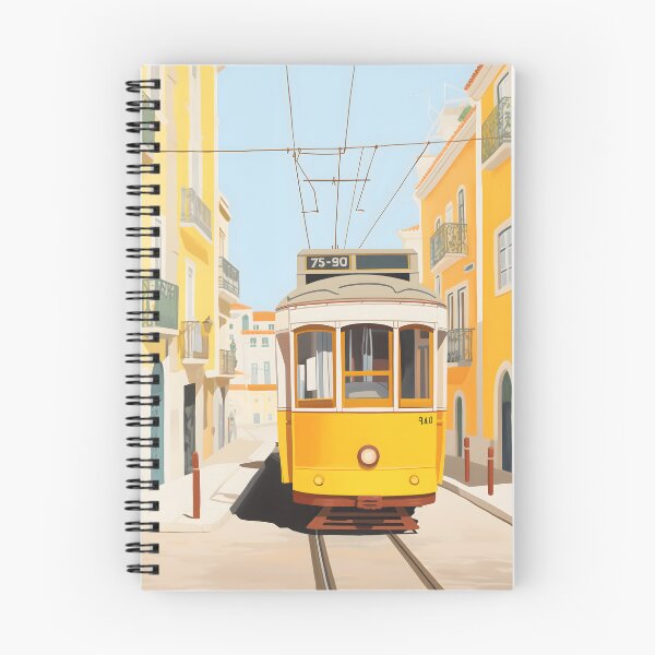 Item preview, Yellow tram in Lisbon travel poster designed and sold by AnnaGo.