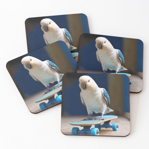 Item preview, Adorable Bird on Skateboard designed and sold by FireFXStudio.