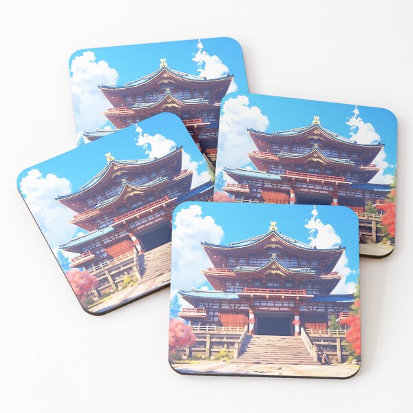 Item preview, Japanese Temple – Anime Wallpaper designed and sold by KAIGAME Art.