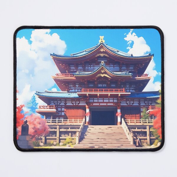 Artikelvorschau, Japanese Temple – Anime Wallpaper entworfen und verkauft von KAIGAME Art.