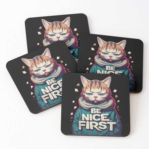 Item preview, Cat be nice first designed and sold by LuckyFamily.