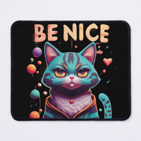 Item preview, Cat be nice, cat cult designed and sold by LuckyFamily.