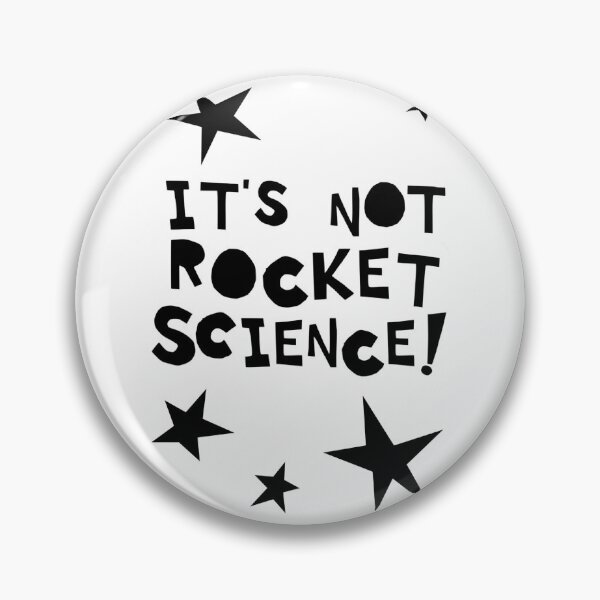Item preview, It’s Not Rocket Science! (Black) designed and sold by GabriellaWilde.