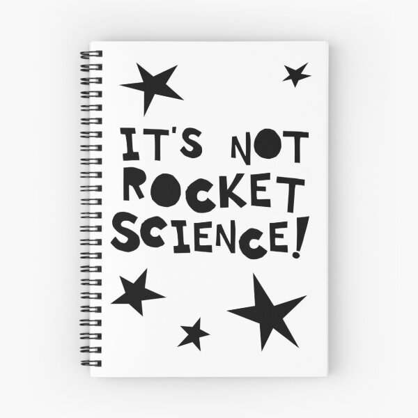 Item preview, It’s Not Rocket Science! (Black) designed and sold by GabriellaWilde.