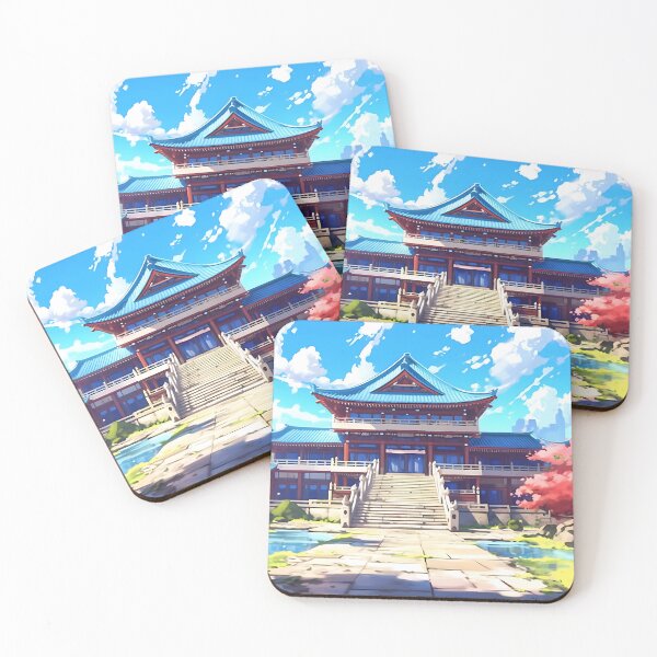 Item preview, Japanese Temple 2 – Anime Wallpaper designed and sold by KAIGAME Art.