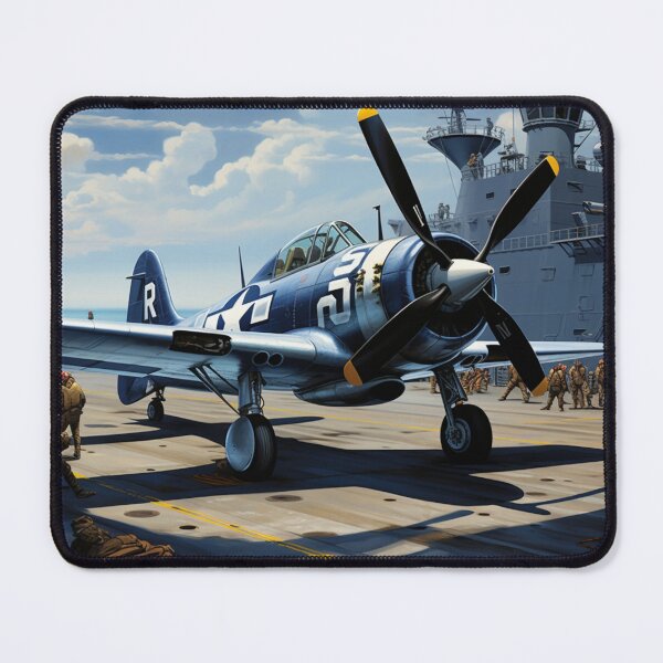 Item preview, Corsair Dream Aircraft Carrier Art designed and sold by Fenixprintworks.