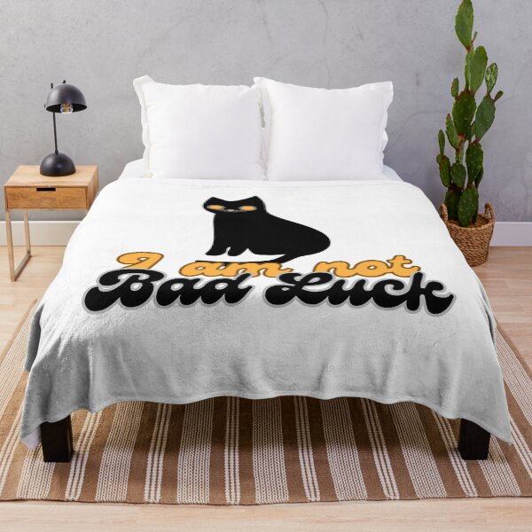 Item preview, I am not bad luck. Black cat  designed and sold by EdytaGister.