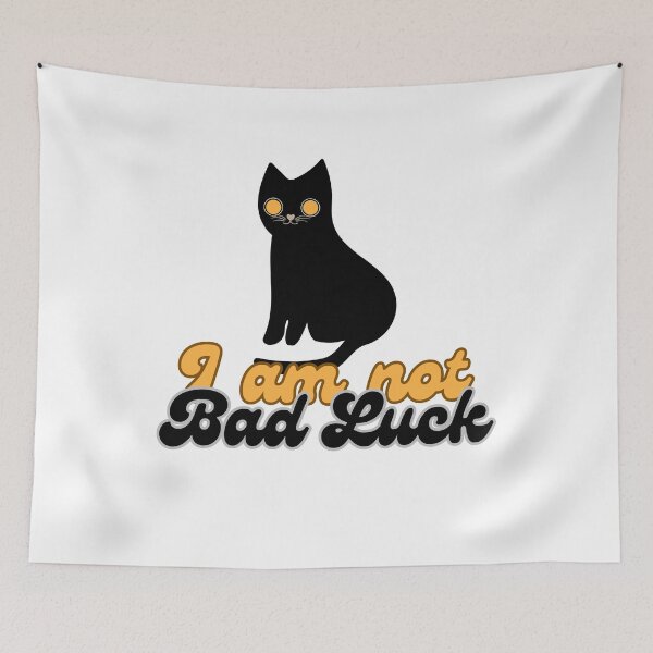 Item preview, I am not bad luck. Black cat  designed and sold by EdytaGister.