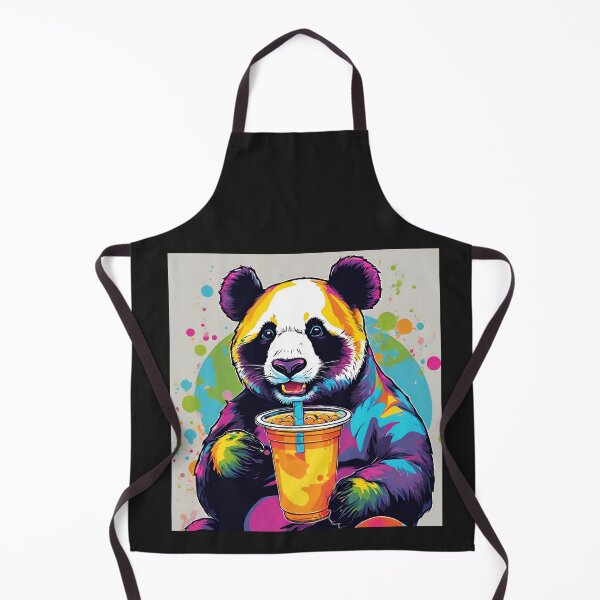 Item preview, Panda Bubble Tea Paint Splash designed and sold by stargazerhill.