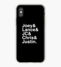 NSYNC Names Helvetica Ampersand iPhone Case