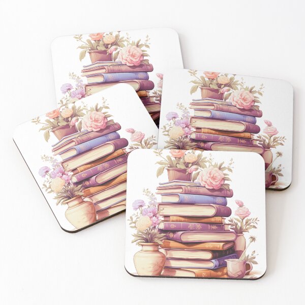 Item preview, Bookworm and Flower Art: Blooming Book Lover Gift designed and sold by Thanatphak Tansakul.