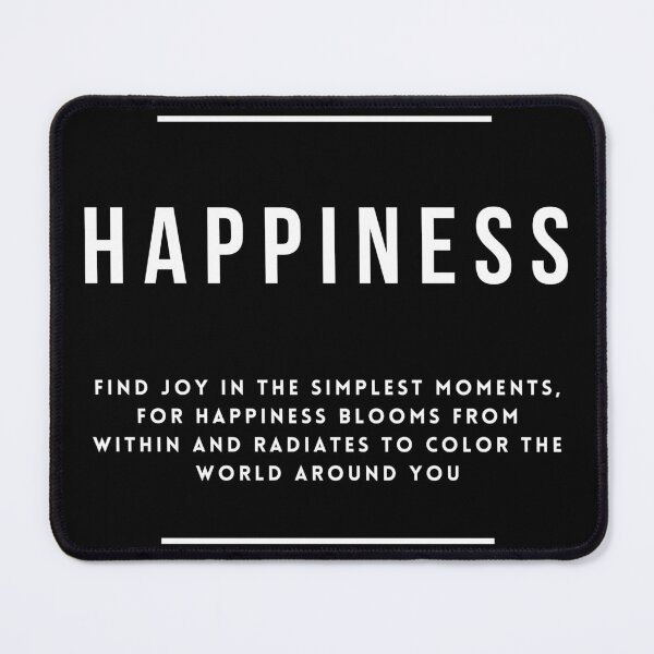 Item preview, Happiness Motivational Inspirational Definition Quote Sign Words designed and sold by CanvasInspire.
