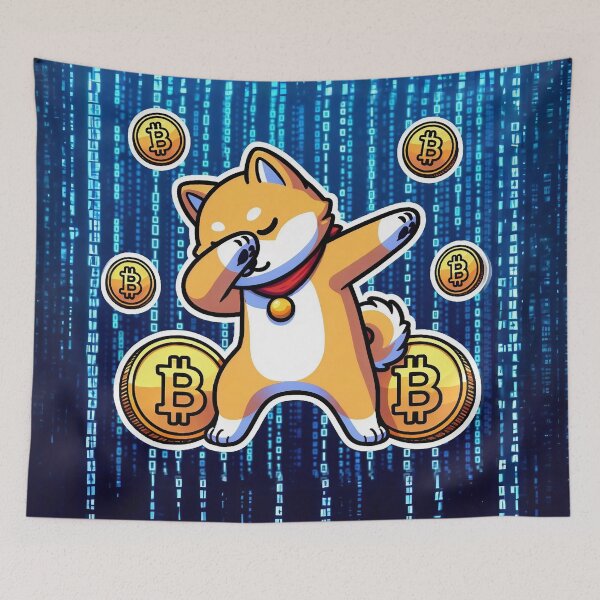 Item preview, Dabbing Shiba Inu designed and sold by kawaii Cookies.