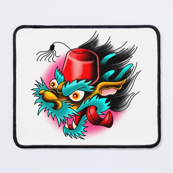 Item preview, Dragon with Fez designed and sold by MadeByJenBlack.