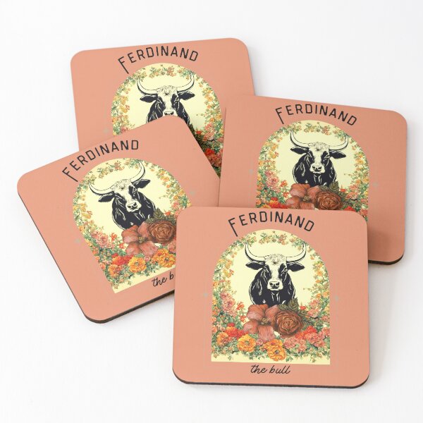 Item preview, Ferdinand the Bull Floral designed and sold by stargazerhill.