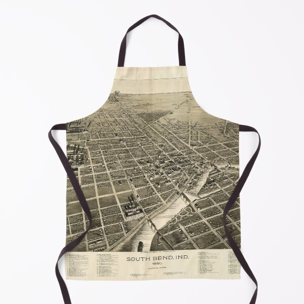 Item preview, South Bend, Indiana (1890) designed and sold by allhistory.