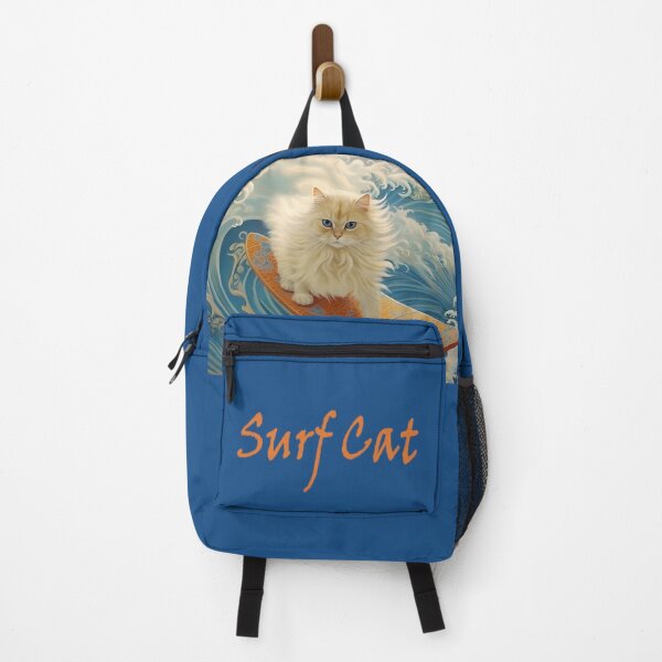 Item preview, Gorgeous Persian Cat Surfing the Waves Purrfectly designed and sold by Liljinkzy.