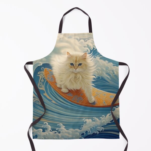 Item preview, Gorgeous Persian Cat Surfing the Waves Purrfectly designed and sold by Liljinkzy.