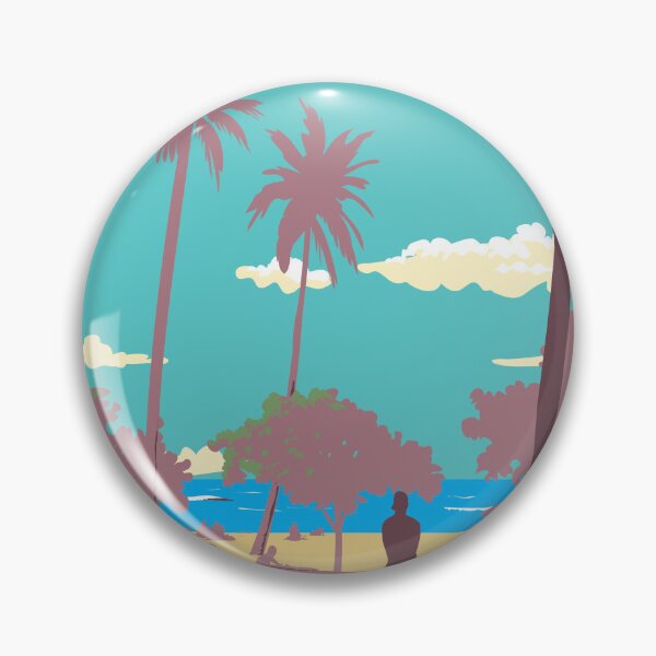 Item preview, Waikiki Beach in Honolulu County Oahu Hawaii WPA Poster Art designed and sold by patrimonio.