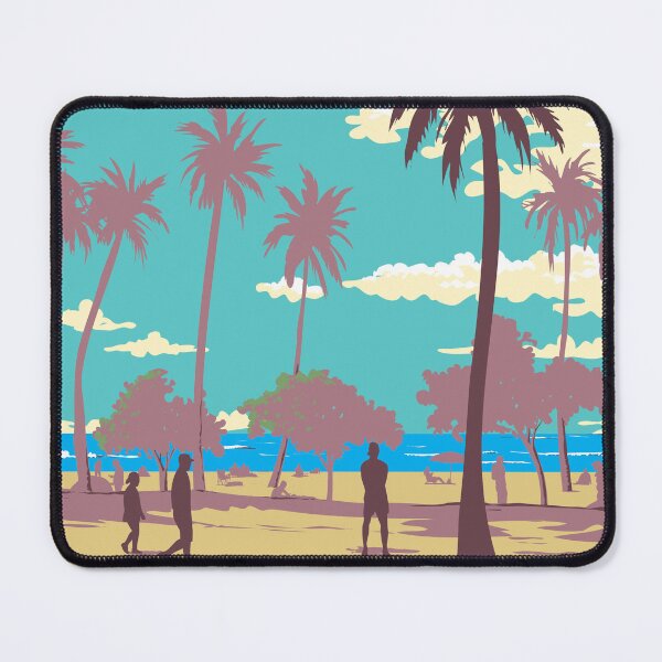 Item preview, Waikiki Beach in Honolulu County Oahu Hawaii WPA Poster Art designed and sold by patrimonio.