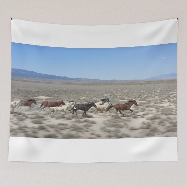 Item preview, Horses run freely in the field, their hooves pounding against the earth. designed and sold by zambalala.