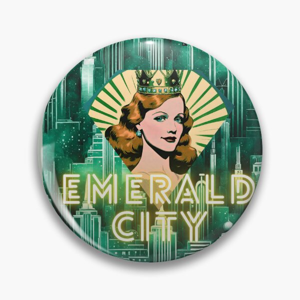 Artikelvorschau, Glinda Emerald City Art Deco entworfen und verkauft von stargazerhill.