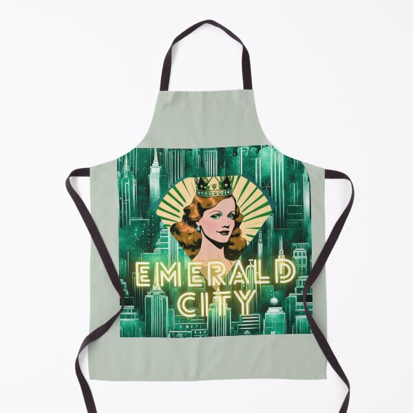 Item preview, Glinda Emerald City Art Deco designed and sold by stargazerhill.
