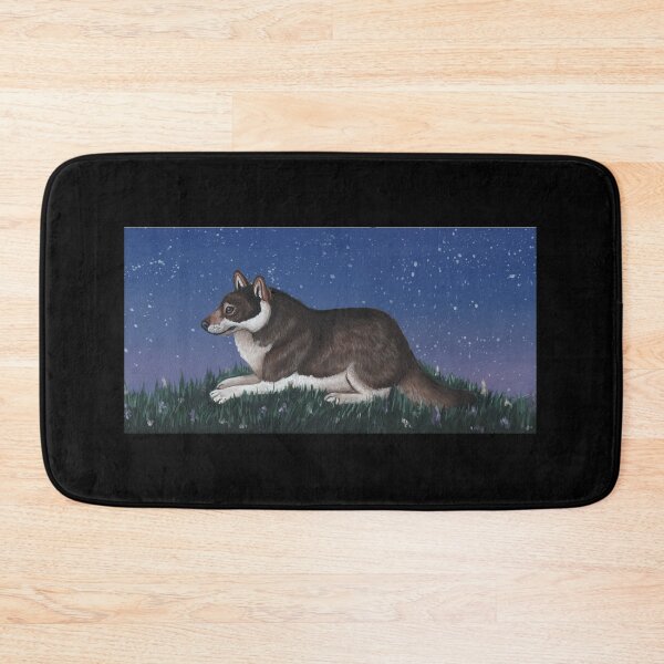 Item preview, Timber Wolf Lying Down designed and sold by WolfySilver.